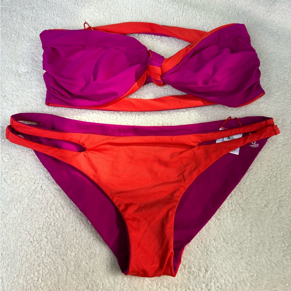 BASTA SURF PURPLE REVERSIBLE BIKINI SET